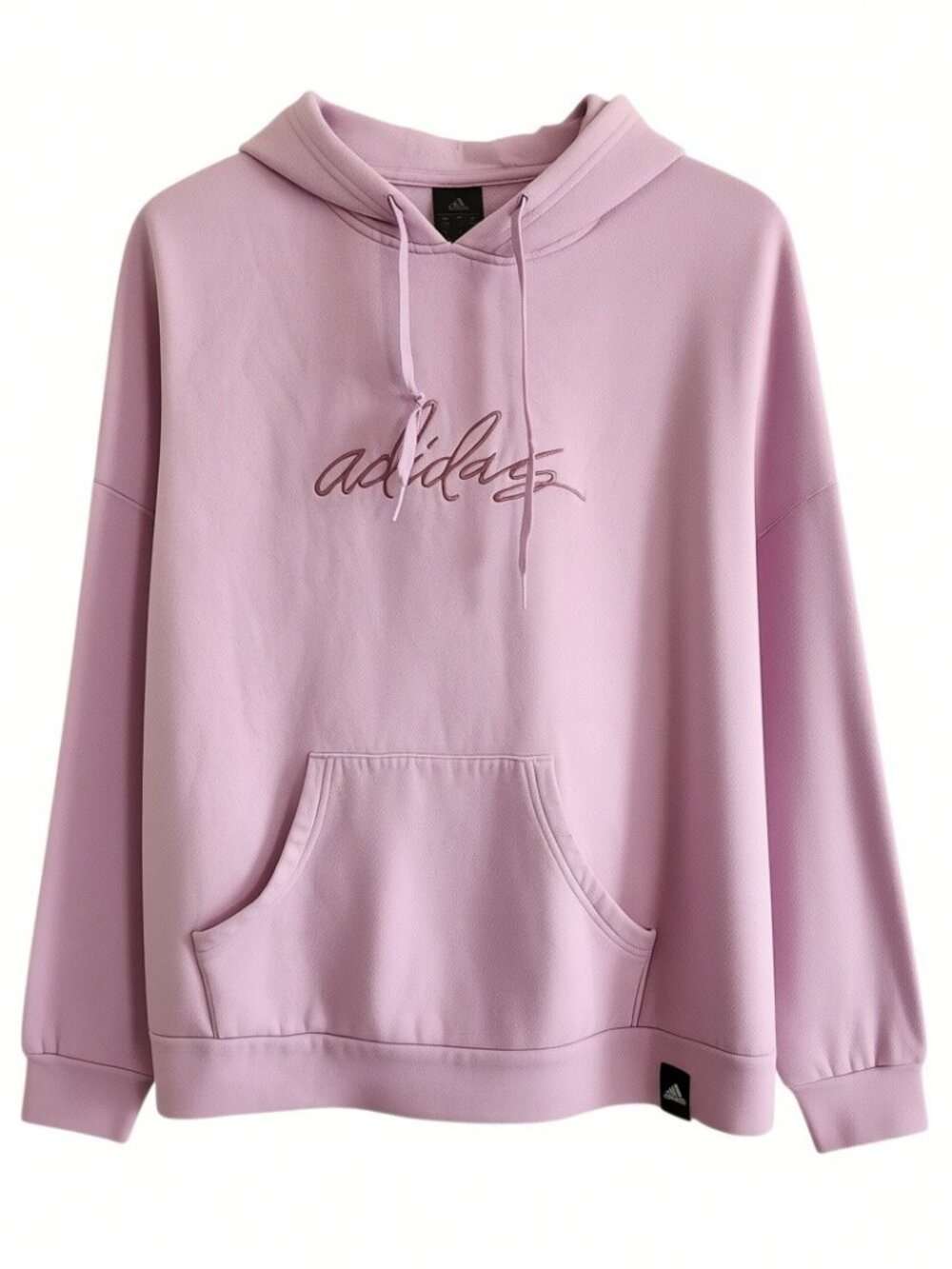 Adidas Sweatshirt / Hoodie Woman's Lilac Pullover - Size - Large